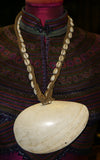 Bilas Melomelo Tribal Bailer, Cymbium Shell & Currency belt, Called Gam by the Primitive Mendi Tribe’s “Big Men” that wear them as a pectoral ornament, also Currency, Bride Price, Collected in late 1900’s, Southern Highlands, Papua New Guinea BAL4