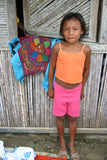 Kuna Indian Folk Art Mola Blouse Panel from  San Blas Islands, Panama. Hand stitched Applique: Butterfly 16.5" x 12" (3B)