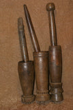 CHOICE BETWEEN 3 RARE ANTIQUE MELANESIA MASSIM TROBRIAND ISLAND BETEL LIME POUNDER WITH PESTLE SET, GOOD PATINA (EARLY 1900’S) BP28, 29 OR 30