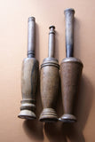 CHOICE BETWEEN 3 RARE ANTIQUE MELANESIA MASSIM TROBRIAND ISLAND BETEL LIME POUNDER WITH PESTLE SET, GOOD PATINA (EARLY 1900’S) BP31, 32  OR 33