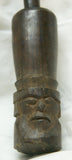 RARE ANTIQUE MELANESIA MASSIM TROBRIAND ISLAND BETEL LIME POUNDER WITH PESTLE SET, GOOD PATINA (EARLY 1900’S) BP1