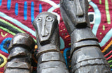3 CHOICES: Timor Ethnic Authentic Tribal Lime Containers ( used during Betel Habit chew), Vintage Hand Carved Receptacles with hand Carved Wood stoppers (with either ball or protective ancestor faces’ lids) BNW2A, BNW2B or BNW2C