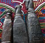 3 CHOICES: Timor Ethnic Authentic Tribal Lime Containers ( used during Betel Habit chew), Vintage Hand Carved Receptacles with hand Carved Wood stoppers (with either ball or protective ancestor faces’ lids) BNW2A, BNW2B or BNW2C