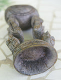 Unique Rare Old Hand Carved Ramu Figural Betel Mortar from Huon Gulf Tribe, Important Tool used during the betel lime (quid) habit by elders, Papua New Guinea 170B