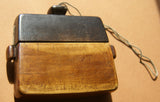 Rare Vintage Collectible Hand Carved Wood Traditional Tongal Tobacco Lime (Betel Quid Paraphernalia) Gem Box Container Carrier from remote Sumba Island, Indonesia.