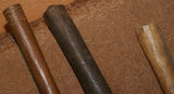 CHOICE BETWEEN 3 RARE ANTIQUE MELANESIA MASSIM TROBRIAND ISLAND BETEL LIME POUNDER WITH PESTLE SETS, GOOD PATINA (EARLY & MID 1900’S) BP22, 23 OR 24