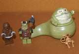 LEGO Star Wars Jabba’s Palace, Rancor Pit, Echo Base, Episode III: 7 Very Rare HARD TO FIND (& New) Retired Minifigures 30 pcs: Boushh Princess Leia, Jabba the Hutt, Salacious B. Crumb, Tauntaun, Chewbacca, 2 Gamorrean with Accessories, Year 2011-12