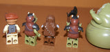 LEGO Star Wars Jabba’s Palace, Rancor Pit, Echo Base, Episode III: 7 Very Rare HARD TO FIND (& New) Retired Minifigures 30 pcs: Boushh Princess Leia, Jabba the Hutt, Salacious B. Crumb, Tauntaun, Chewbacca, 2 Gamorrean with Accessories, Year 2011-12