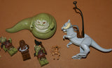LEGO Star Wars Jabba’s Palace, Rancor Pit, Echo Base, Episode III: 7 Very Rare HARD TO FIND (& New) Retired Minifigures 30 pcs: Boushh Princess Leia, Jabba the Hutt, Salacious B. Crumb, Tauntaun, Chewbacca, 2 Gamorrean with Accessories, Year 2011-12