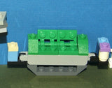 CUSTOM LEGO SET (154 PCS)  ADVENTURERS  ORIENT EXPEDITION YEAR 2003, 6 CUSTOM  BUILDS 4 RARE RETIRED MINIFIGURES:  LORD SAM SINISTER DR. CHARLES LIGHTNING SKELETON GREY GUARD + HELMET BENCH CRANE, 2 WORK TABLES TREASURE CHEST FENCES STOOL ETC.. KIT 71