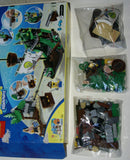 NOW RARE RETIRED LEGO (241 PIECES),THE FLYING DUTCHMAN 3817: 3 MINIFIGURES, SPONGEBOB, PIRATE PATRICK, FLYING DUTCHMAN, PIRATE SHIP, CANNON, SMALL ISLAND & MANY ACCESSORIES 13.94” x 2.32” x 7.52” BOX & INSTRUCTION BOOKLET INCLUDED. YEAR 2012
