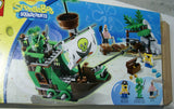NOW RARE RETIRED LEGO (241 PIECES),THE FLYING DUTCHMAN 3817: 3 MINIFIGURES, SPONGEBOB, PIRATE PATRICK, FLYING DUTCHMAN, PIRATE SHIP, CANNON, SMALL ISLAND & MANY ACCESSORIES 13.94” x 2.32” x 7.52” BOX & INSTRUCTION BOOKLET INCLUDED. YEAR 2012