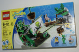 NOW RARE RETIRED LEGO (241 PIECES),THE FLYING DUTCHMAN 3817: 3 MINIFIGURES, SPONGEBOB, PIRATE PATRICK, FLYING DUTCHMAN, PIRATE SHIP, CANNON, SMALL ISLAND & MANY ACCESSORIES 13.94” x 2.32” x 7.52” BOX & INSTRUCTION BOOKLET INCLUDED. YEAR 2012