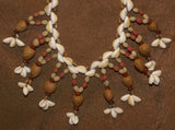 Unique, Rare 3-Tier Sing-Sing Festival Pristine Nassa Shells & Seed Beads Bilas Pectoral Adornment, Necklace Ornament from the Highlands of Papua New Guinea, NECK4, collected in late 1900’s.