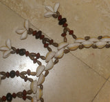 Unique, Rare 3-Tier Sing-Sing Festival Pristine Nassa Shells & Seed Beads Bilas Pectoral Adornment, Necklace Ornament from the Highlands of Papua New Guinea, NECK5, collected in late 1900’s.