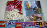 NOW RARE RETIRED LEGO Friends Kit 3061 City Park Café Complete with 2 Minifigures & Many Accessories, Cash Register, Money, Pots & Pans, Outdoors Dining, Instructions’ Booklets, box, built once. Year 2012 (222 Pieces)