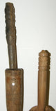 CHOICE BETWEEN 2 RARE ANTIQUE MELANESIA MASSIM TROBRIAND ISLAND BETEL LIME POUNDER WITH PESTLE SET, SOME PATINA, MOTHER OF PEARL (MID 1900’S) BP12 OR BP13