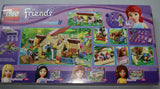 Now Rare Retired LEGO Friends, Kit 3189. (414 PIECES) Heartlake Stables: Barn with 2 Minifigures, 2 horses, Cat, Frog, Practice Jumps, Helmets, Saddles & Plenty of Accessories (Age: 6 - 12 years) Manuels & Box Included YEAR 2012