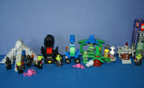 LEGO TEENAGE MUTANT NINJA TURTLES, NOW RARE, KRAANG LAB ESCAPE, KIT 79100, COLLECTIBLES: FOOT SOLDIERS VS SPACE ALIENS WITH ATTACK WEAPONS, PINK SPIDERS, 8 RETIRED MINIFIGURES, 7 DEFENSE WEAPONS, (231 PCS) KIT 28