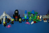 LEGO TEENAGE MUTANT NINJA TURTLES, NOW RARE, KRAANG LAB ESCAPE, KIT 79100, COLLECTIBLES: FOOT SOLDIERS VS SPACE ALIENS WITH ATTACK WEAPONS, PINK SPIDERS, 8 RETIRED MINIFIGURES, 7 DEFENSE WEAPONS, (231 PCS) KIT 28