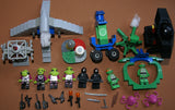 LEGO TEENAGE MUTANT NINJA TURTLES, NOW RARE, KRAANG LAB ESCAPE, KIT 79100, COLLECTIBLES: FOOT SOLDIERS VS SPACE ALIENS WITH ATTACK WEAPONS, PINK SPIDERS, 8 RETIRED MINIFIGURES, 7 DEFENSE WEAPONS, (231 PCS) KIT 28