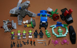 LEGO TEENAGE MUTANT NINJA TURTLES, NOW RARE, KRAANG LAB ESCAPE, KIT 79100, COLLECTIBLES: FOOT SOLDIERS VS SPACE ALIENS WITH ATTACK WEAPONS, PINK SPIDERS, 8 RETIRED MINIFIGURES, 7 DEFENSE WEAPONS, (231 PCS) KIT 28
