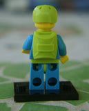 BRAND NEW, NOW RARE RETIRED LEGO MINIFIGURE COLLECTIBLE: SKYDIVER WITH PARACHUTE BAG & HELMET (HARD HAT) & BLACK BASE (Serie 10) MPN 71001, YEAR 2013. 6 PIECES