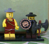 5 NOW RARE RETIRED LEGO MINIFIGURES Series 5, 6, 9, 11 EVIL DWARF, BLUE GENIE, MINOTAUR, ROMAN EMPEROR, GREEN ELF, ALL BRAND NEW WITH SOME ACCESSORIES, 25 PIECES (INVENTORY ITEM 5)