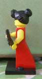 BRAND NEW, NOW RARE, RETIRED LEGO MINIFIGURE COLLECTIBLE: FLAMENCO DANCER WITH FAN + BASE (Serie 6) RELEASED IN 2012, 6 PIECES.
