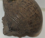 Rare Old “Big Man” Coconut Shell Cannibal Spoon or Ompi from the Azera (Adzera) People, Markham Valley, Morobe Province. Papua New Guinea. Private Collection, Mid 20th Century. ITEM SP4C, Good patina. Frogmouth handle