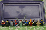 10 ULTRA RARE RETIRED LEGO SUPERHER0 MINIFIGURES. ALL HARD TO FIND: SPIDERMAN, DR OCTOPUS, PETER PARKER, AUNT MAY, MARY JANE, J.JONAH JAMESON, TAXI DRIVER, JEWEL THIEF, PATROL OFFICER, SECURITY GUARD: 1376 4852 4853 4854 4855 (60 PIECES) KIT 0