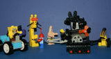 CUSTOM LEGO SET, ONE OF A KIND, AMUSEMENT PARK (88 PCS) + 3 RARE RETIRED MINIFIGURES COLLECTIBLES: SPONGEBOB, PATRICK AND MR KRABS 3833,3825,3834 (KIT 38)