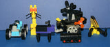 CUSTOM LEGO SET, ONE OF A KIND, AMUSEMENT PARK (88 PCS) + 3 RARE RETIRED MINIFIGURES COLLECTIBLES: SPONGEBOB, PATRICK AND MR KRABS 3833,3825,3834 (KIT 38)