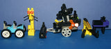 CUSTOM LEGO SET, ONE OF A KIND, AMUSEMENT PARK (88 PCS) + 3 RARE RETIRED MINIFIGURES COLLECTIBLES: SPONGEBOB, PATRICK AND MR KRABS 3833,3825,3834 (KIT 38)