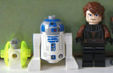 VERY RARE RETIRED (NEW) LEGO MINIFIGURES, STAR WARS CLONE WARS: R2D2 8037, ANAKIN SKYWALKER, ROCKET BATTLE DROID 8086, SENATE COMMANDO CAPTAIN WITH GUN 8128 SW288, SPY DROID: 22 PC (KIT 11)