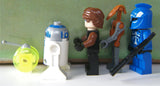 VERY RARE RETIRED (NEW) LEGO MINIFIGURES, STAR WARS CLONE WARS: R2D2 8037, ANAKIN SKYWALKER, ROCKET BATTLE DROID 8086, SENATE COMMANDO CAPTAIN WITH GUN 8128 SW288, SPY DROID: 22 PC (KIT 11)