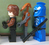 VERY RARE RETIRED (NEW) LEGO MINIFIGURES, STAR WARS CLONE WARS: R2D2 8037, ANAKIN SKYWALKER, ROCKET BATTLE DROID 8086, SENATE COMMANDO CAPTAIN WITH GUN 8128 SW288, SPY DROID: 22 PC (KIT 11)