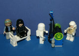 4, NOW RARE, RETIRED LEGO STAR WARS MINIFIGURES COLLECTIBLES (EPISODES 4/5/6): SNOWTROOPER, IMPERIAL TROOPER,  TROOPER SW187, HOTH REBEL, REFLECTIVE SPY TOWER DROID, BENCH & MORE (39 PCS). KIT: SET 25