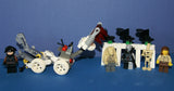 5, NOW RARE, RETIRED LEGO STAR WARS MINIFIGURES COLLECTIBLES: DARTH VADER, JAR JAR BINKS, QUI-GON JINN, ANAKIN SKYWALKER, BATTLE DROID PLUS 2 CUSTOM BUILDS ARCH & DROID DEFENSE MACHINE (74 PCS). KIT: ITEM 42 CLONE WARS & EPISODE 1