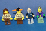 5, NOW RARE, RETIRED LEGO STAR WARS MINIFIGURES COLLECTIBLES, EPISODE 1 & CLONE WARS:2 DIFFERENT ANAKIN SKYWALKER, QUI-GON JINN, 2 OBI-WAN KENOBI, ONACONDA FARR, 1 CUSTOM DEFENSE ROBOT MACHINE (65 PCS) KIT SET ITEM 44