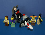 5, NOW RARE, RETIRED LEGO STAR WARS MINIFIGURES COLLECTIBLES, EPISODE 1 & CLONE WARS:2 DIFFERENT ANAKIN SKYWALKER, QUI-GON JINN, 2 OBI-WAN KENOBI, ONACONDA FARR, 1 CUSTOM DEFENSE ROBOT MACHINE (65 PCS) KIT SET ITEM 44