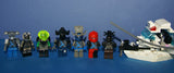 LEGO SPACE INSECTOIDS VS MARTIAL ARTS "BOAT PEOPLE" TEAM: 10 MINIFIGURES: 5 INSECTOIDS, 2 DROIDS, 3 MARTIAL ART & KARATE MFS ON ARMORED BOAT (127 PIECES) KIT ITEM 47