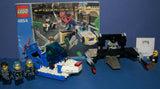 LEGO GREY BATMAN (NEW BLUE CAPE IN BOX) VS AGENTS:  6 MINIFIGURES (BATMAN, JET "AIR" PILOT, AGENTS, CHARGE, CHASE ETC...)  AGT025, AGT020A, AGT001A,  AIR019 PLUS  2 CUSTOM BUILDS: BOAT, JET PLANE & ACCESSORIES (145 PCS) KIT 60