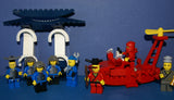 1998-2009 VERY RARE RETIRED LEGO MFS: 11 HARD TO FIND NINJAS CAS049, CAS050, CAS052, CAS053, CAS054 & SAMURAI CAS055 MINIFIGURES WITH ACCESSORIES, 3 BUILDS: AIRBOAT, BARBECUE, CHINATOWN GATEWAY (131 PCS) KIT 62