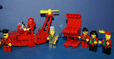 1998-2009 VERY RARE RETIRED LEGO MFS: 11 HARD TO FIND NINJAS CAS049, CAS050, CAS052, CAS053, CAS054 & SAMURAI CAS055 MINIFIGURES WITH ACCESSORIES, 3 BUILDS: AIRBOAT, BARBECUE, CHINATOWN GATEWAY (131 PCS) KIT 62
