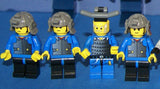 1998-2009 VERY RARE RETIRED LEGO MFS: 11 HARD TO FIND NINJAS CAS049, CAS050, CAS052, CAS053, CAS054 & SAMURAI CAS055 MINIFIGURES WITH ACCESSORIES, 3 BUILDS: AIRBOAT, BARBECUE, CHINATOWN GATEWAY (131 PCS) KIT 62