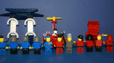 1998-2009 VERY RARE RETIRED LEGO MFS: 11 HARD TO FIND NINJAS CAS049, CAS050, CAS052, CAS053, CAS054 & SAMURAI CAS055 MINIFIGURES WITH ACCESSORIES, 3 BUILDS: AIRBOAT, BARBECUE, CHINATOWN GATEWAY (131 PCS) KIT 62