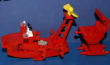 1998-2009 VERY RARE RETIRED LEGO MFS: 11 HARD TO FIND NINJAS CAS049, CAS050, CAS052, CAS053, CAS054 & SAMURAI CAS055 MINIFIGURES WITH ACCESSORIES, 3 BUILDS: AIRBOAT, BARBECUE, CHINATOWN GATEWAY (131 PCS) KIT 62