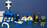 9 RARE LEGO STUDIO MONSTERS & SPORTS & BATMAN MINIFIGURES FROM STUDIO GRAVITY GAMES, PLUS 2 CUSTOM BUILDS: RACE BOAT & PICNIC SET (96pcs) KIT ITEM 67 (FROM YEARS 2000-2010)