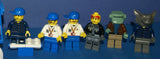 9 RARE LEGO STUDIO MONSTERS & SPORTS & BATMAN MINIFIGURES FROM STUDIO GRAVITY GAMES, PLUS 2 CUSTOM BUILDS: RACE BOAT & PICNIC SET (96pcs) KIT ITEM 67 (FROM YEARS 2000-2010)